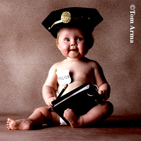 baby policeman